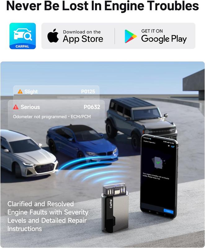 Bluetooth Car Diagnostic Scanner for Engine & Vehicle Checks